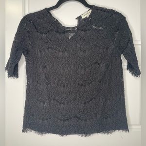 Monteau Black lace top